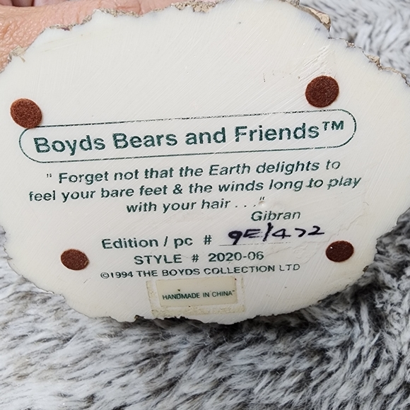 Lot of 4 Boyds Bears 🐻 & Friends The Bearstone Collection Figures - Picture 5 of 17